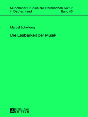 cover image of Die Lesbarkeit der Musik